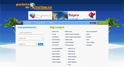 Desktop Screenshot of pachetedeturism.ro