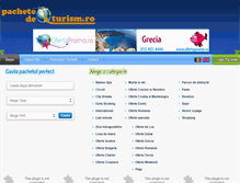 Tablet Screenshot of pachetedeturism.ro